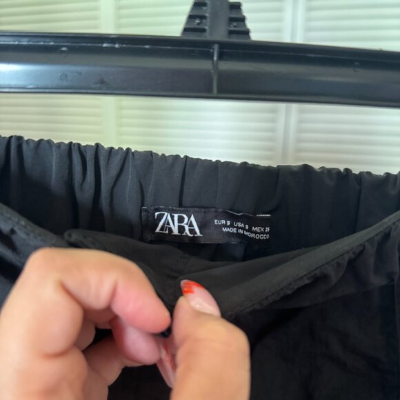 Zara Black Midi Skirt - Picture 9 of 9